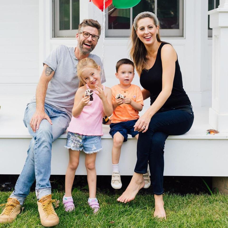 Kyle and Eva Amurri Martino with their children | Julia D'Agostino