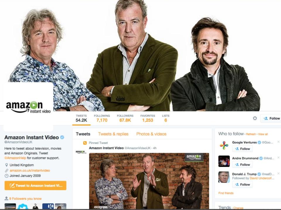 Jeremy Clarkson Amazon