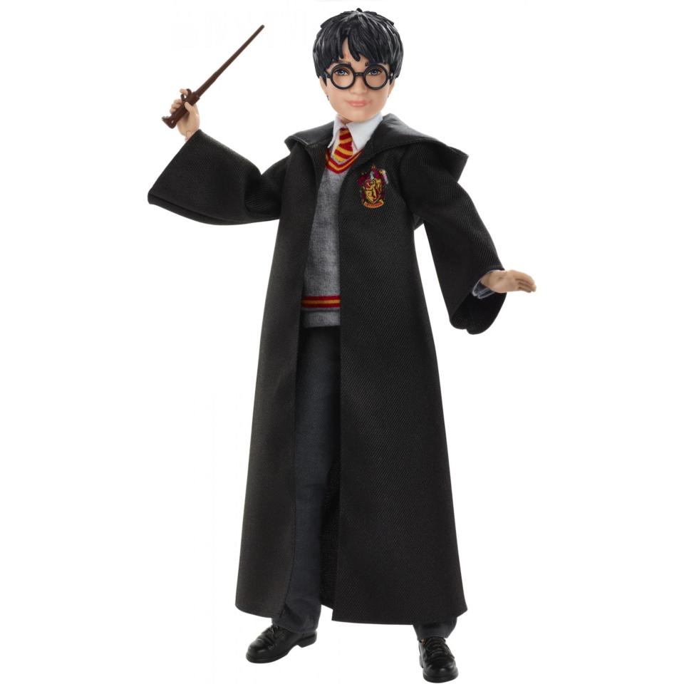 Little Muggles will love the <span><a href="https://www.walmart.com/ip/Harry-Potter-Harry-Potter-Film-Inspired-Collector-Doll/830516801?sourceid=dsn_ov_5cc059ab-474b-4479-86e3-e494056fbd73&veh=dsn&wmlspartner=dsn_ov_5cc059ab-474b-4479-86e3-e494056fbd73&cn=FY19-Holiday-449304-ABTS--Q4_aw_hw_dsn_dis_ov_xcat" rel="nofollow noopener" target="_blank" data-ylk="slk:Harry Potter Film-Inspired Collector Doll;elm:context_link;itc:0;sec:content-canvas" class="link ">Harry Potter Film-Inspired Collector Doll</a>, just $20.97 at Walmart. </span>(Photo: Walmart)