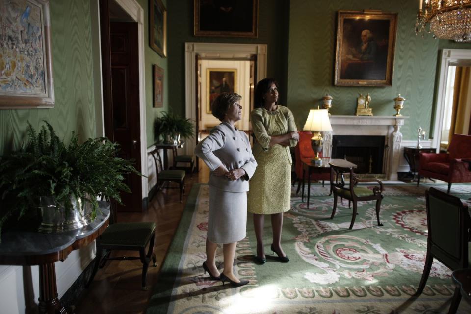 After an election, they give a tour to the incoming first lady.