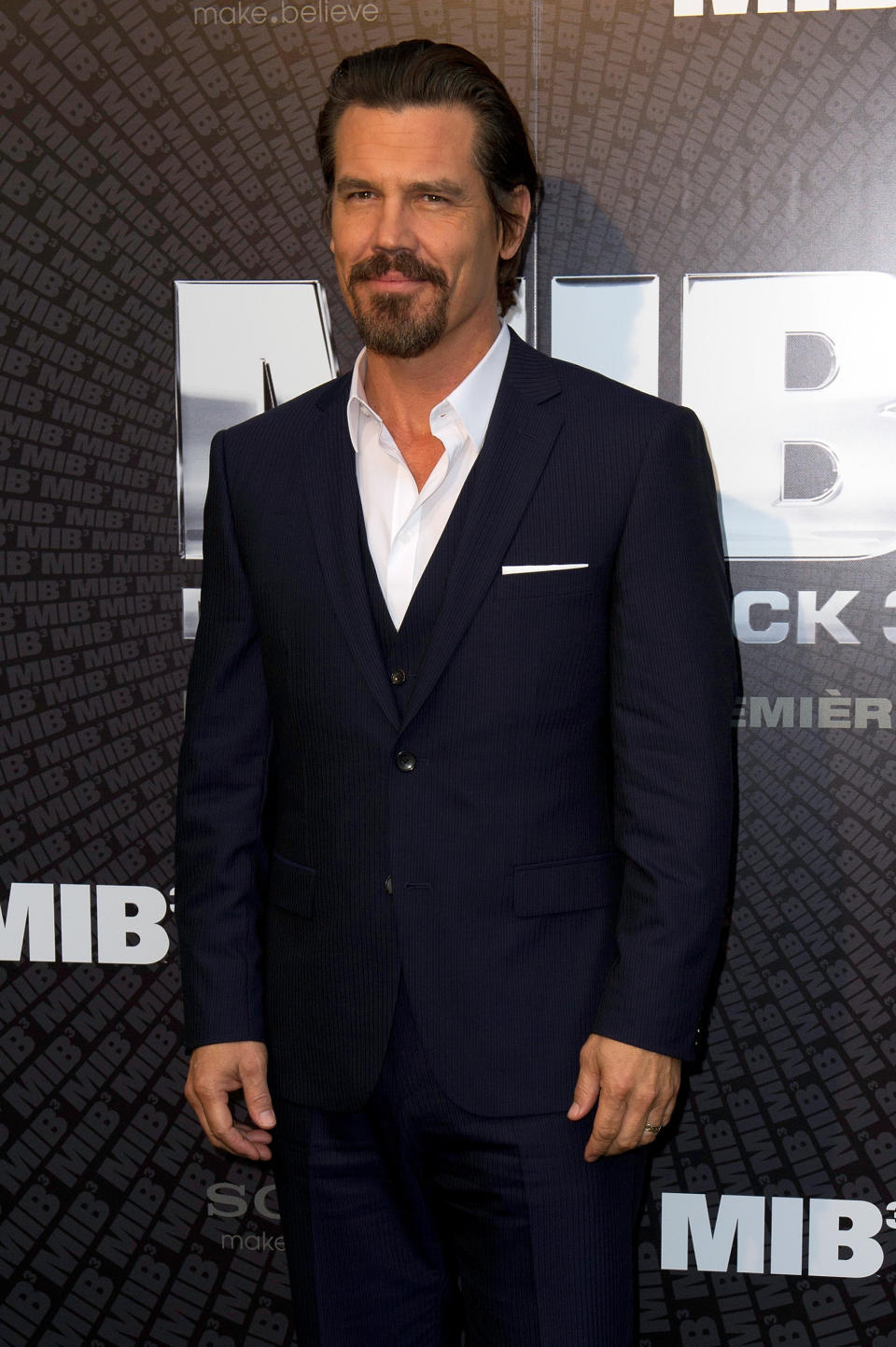 PARIS, FRANCE - MAY 11: Josh Brolin attends the 'Men In Black 3' European Premiere at Le Grand Rex on May 11, 2012 in Paris, France. (Photo by Kristy Sparow/Getty Images)