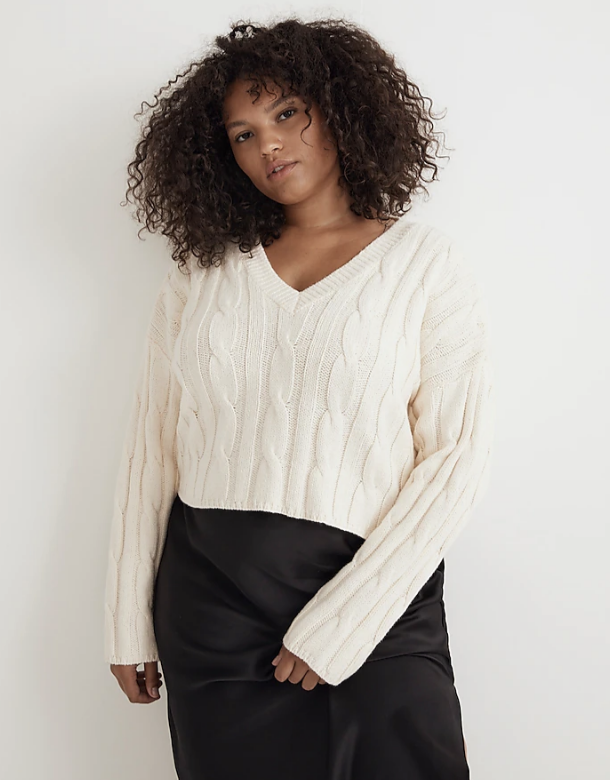 <p><a href="https://go.redirectingat.com?id=74968X1596630&url=https%3A%2F%2Fwww.madewell.com%2Fcable-knit-v-neck-crop-sweater-99107160227.html&sref=https%3A%2F%2Fwww.womenshealthmag.com%2Flife%2Fg45617546%2Frory-gilmore-sweater%2F" rel="nofollow noopener" target="_blank" data-ylk="slk:Shop Now;elm:context_link;itc:0;sec:content-canvas" class="link rapid-noclick-resp">Shop Now</a></p><p>Cable Knit V-Neck Crop Sweater</p><p>madewell.com</p><p>$84.50</p><span class="copyright">Madewell</span>