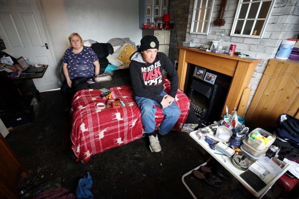Northern Echo: Karen and Andy Logan at their home in Wellington, County Durham