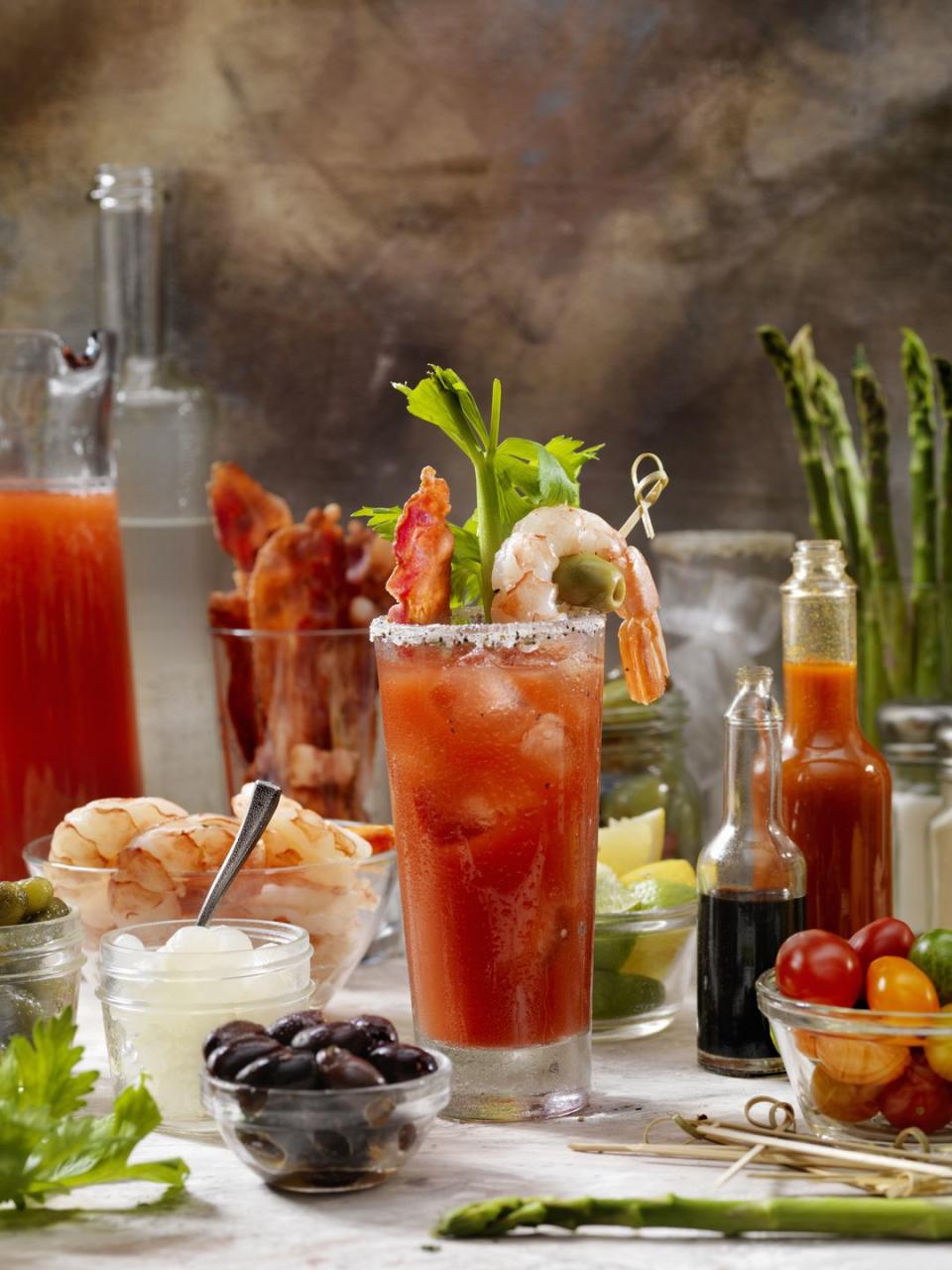 Set up a Bloody Mary bar.