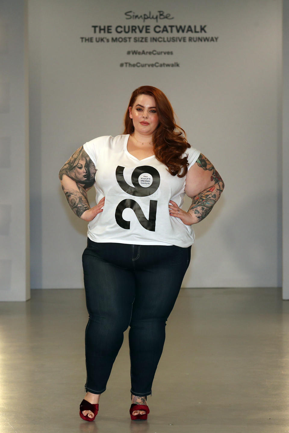 <p>Size 26 model Tess Holliday. </p>