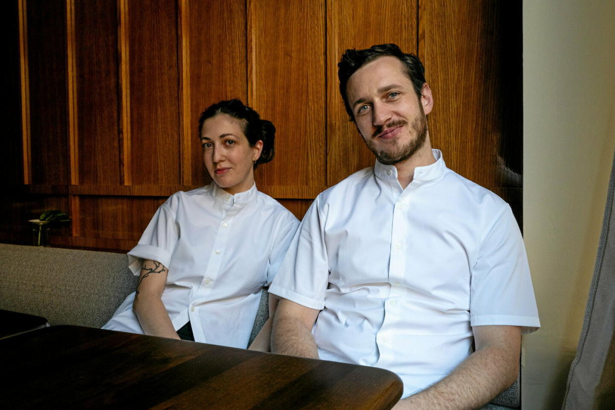 Valentina Giacobbe et Julien Ingaud-Jaubert, le tandem du nouveau restaurant Lillois Ginko  - Credit:Marco Strullu