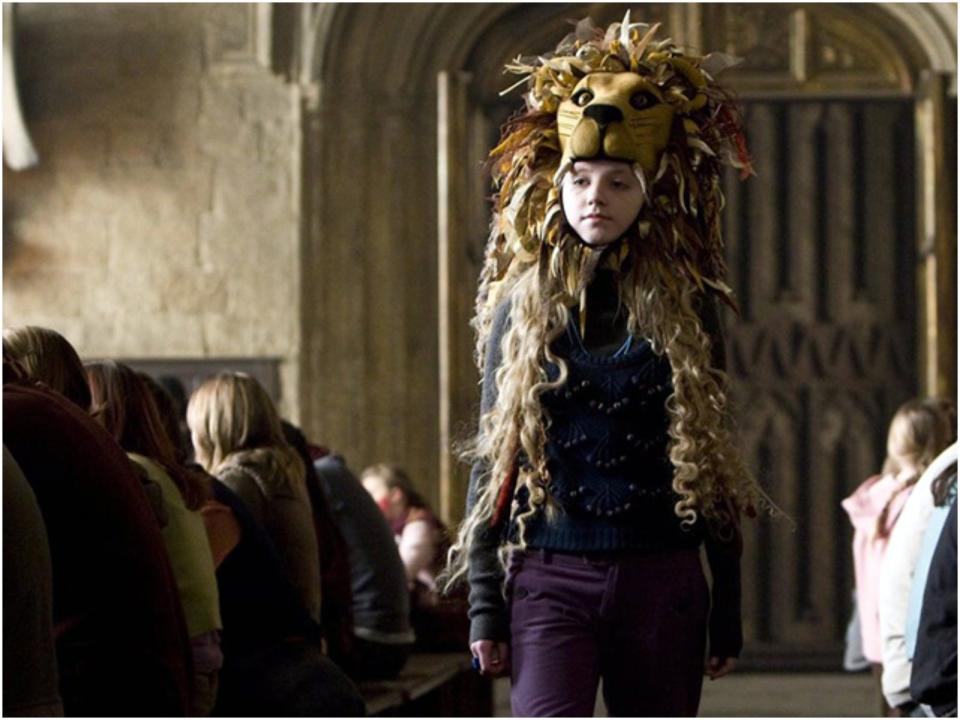 Luna Lovegood lion hat