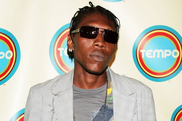 Vybz Kartel poses for a photo backstage during MTV's Tempo network launch celebration October 16, 2005 in St. Mary, Jamaica.   - Credit: Scott Gries/Getty Images