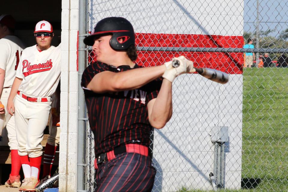 Crestview third baseman Gavin Barker.