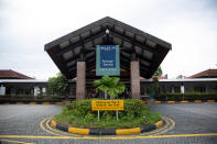 <p>The entrance driveway of the current Seletar Airport passenger terminal. (PHOTO: Yahoo News Singapore / Dhany Osman) </p>