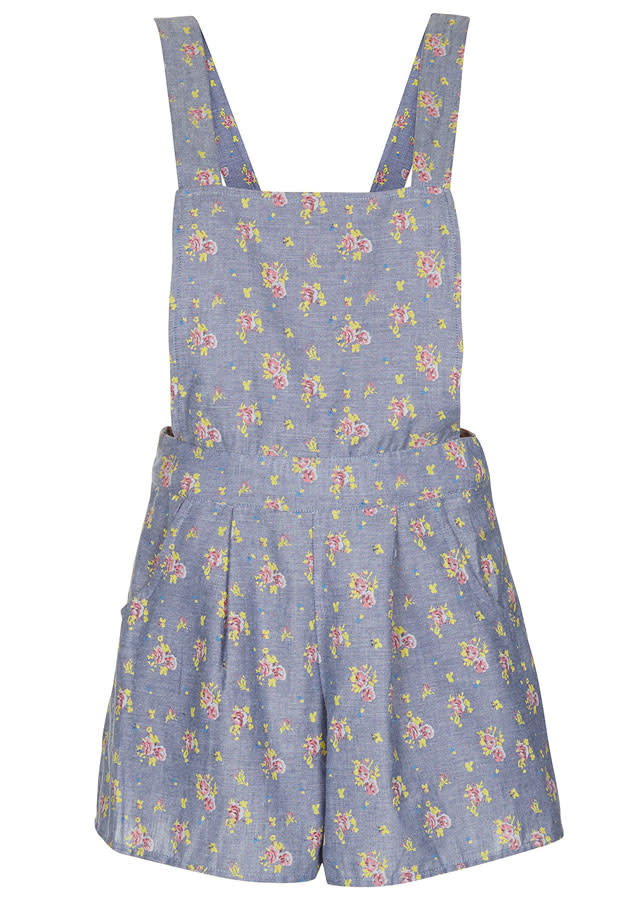 Floral Chambray Playsuit, £35, Topshop