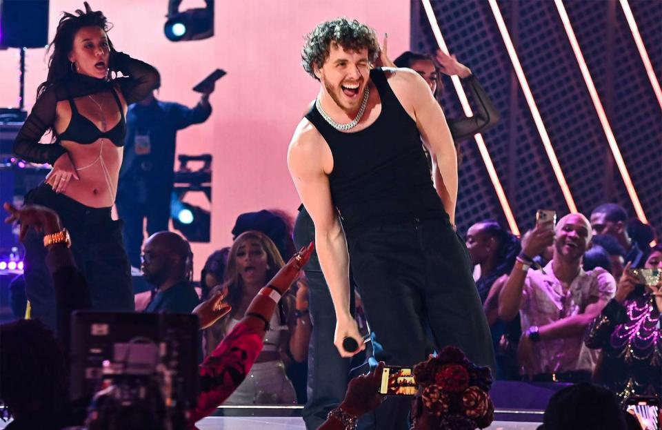 Jack Harlow performs onstage during the 2022 BET Awards at Microsoft Theater on June 26, 2022 in Los Angeles, California.