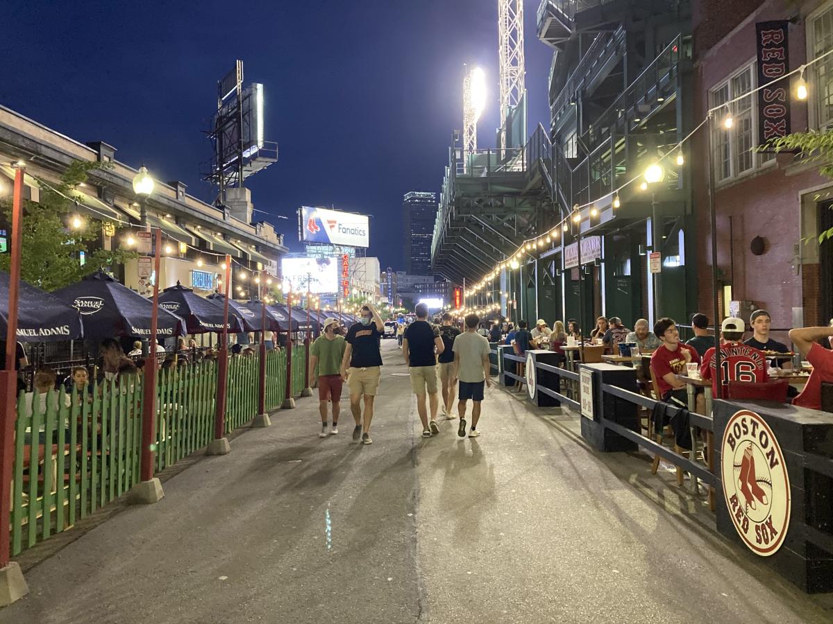 On streets around Fenway Park, a baseball-centric economy tries to