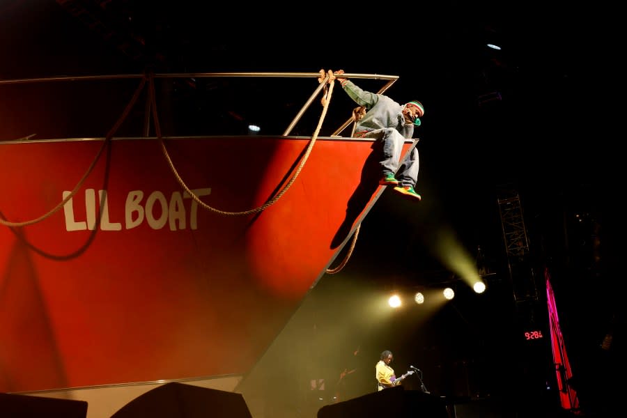 INDIO, CALIFORNIA – APRIL 14: (FOR EDITORIAL USE ONLY) Lil Yachty performs at the Mojave Tent during the 2024 Coachella Valley Music and Arts Festival at Empire Polo Club on April 14, 2024 in Indio, California. (Photo by Frazer Harrison/Getty Images for Coachella)