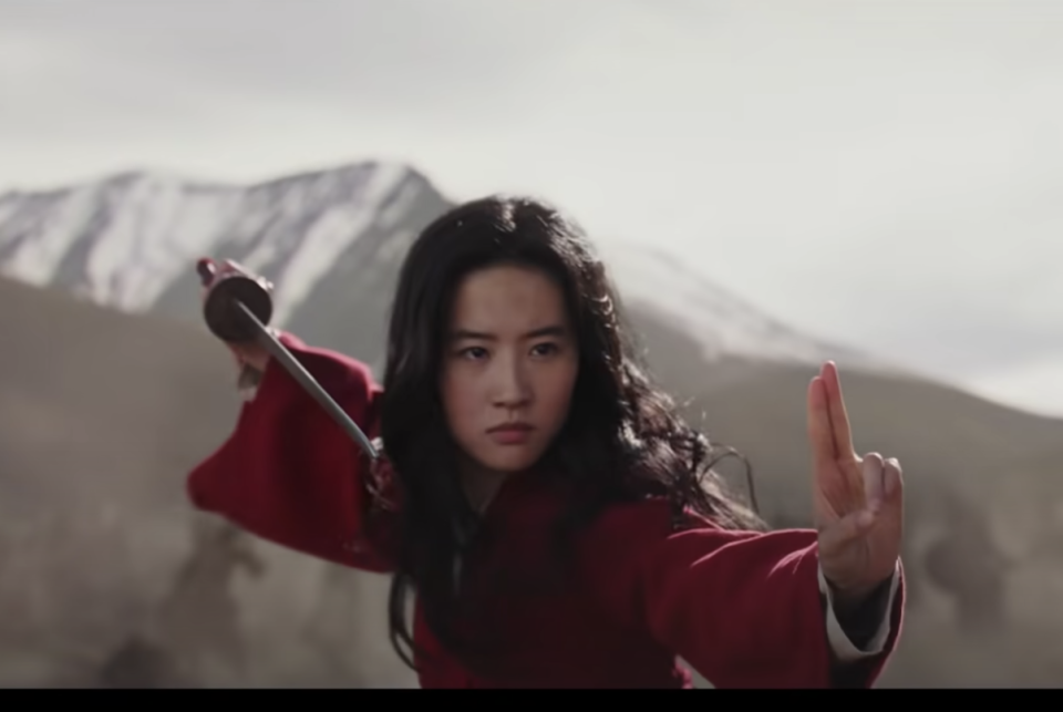 Liu Yifei as Mulan (Photograph: YouTube / Walt Disney Studios)
