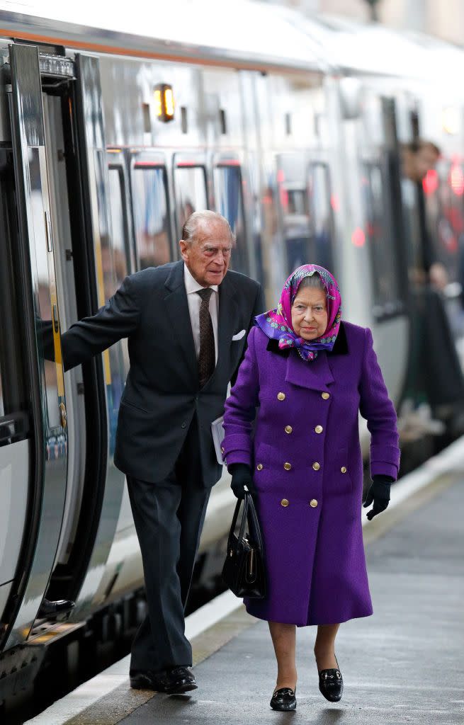 <p>The Windsors typically spend the holidays at their home in Sandringham, just 100 miles north of London. But not only that: every year, the Queen marks the occasion by traveling by train to King's Lynn Station in Norfolk.</p><p>This photo here was taken in 2017. Sadly, Prince Philip passed away earlier this year at the age of 99.</p>