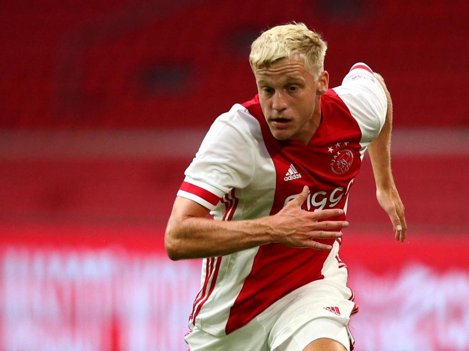 Donny van de Beek of Ajax: Getty Images