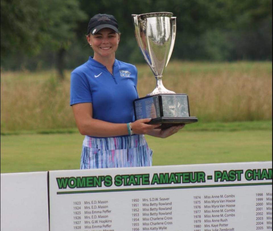 Abbie Lee, a former Glasgow High School standout who now golfs at Middle Tennessee State University, won the 96th Kentucky Women’s State Amateur in Lexington on Wednesday.