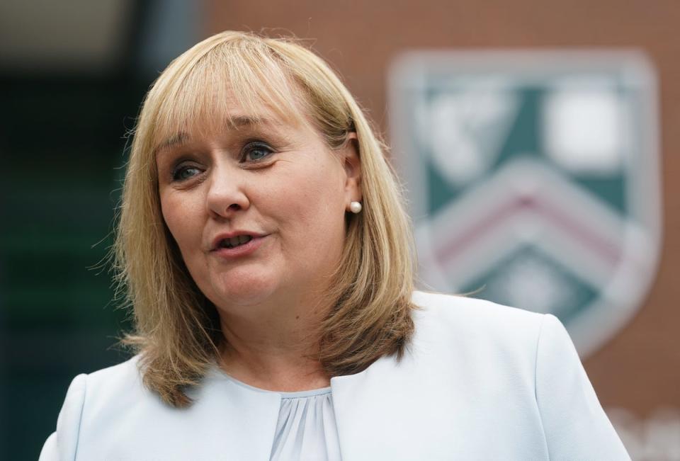 Education Minister Michelle McIlveen (Brian Lawless/PA) (PA Wire)