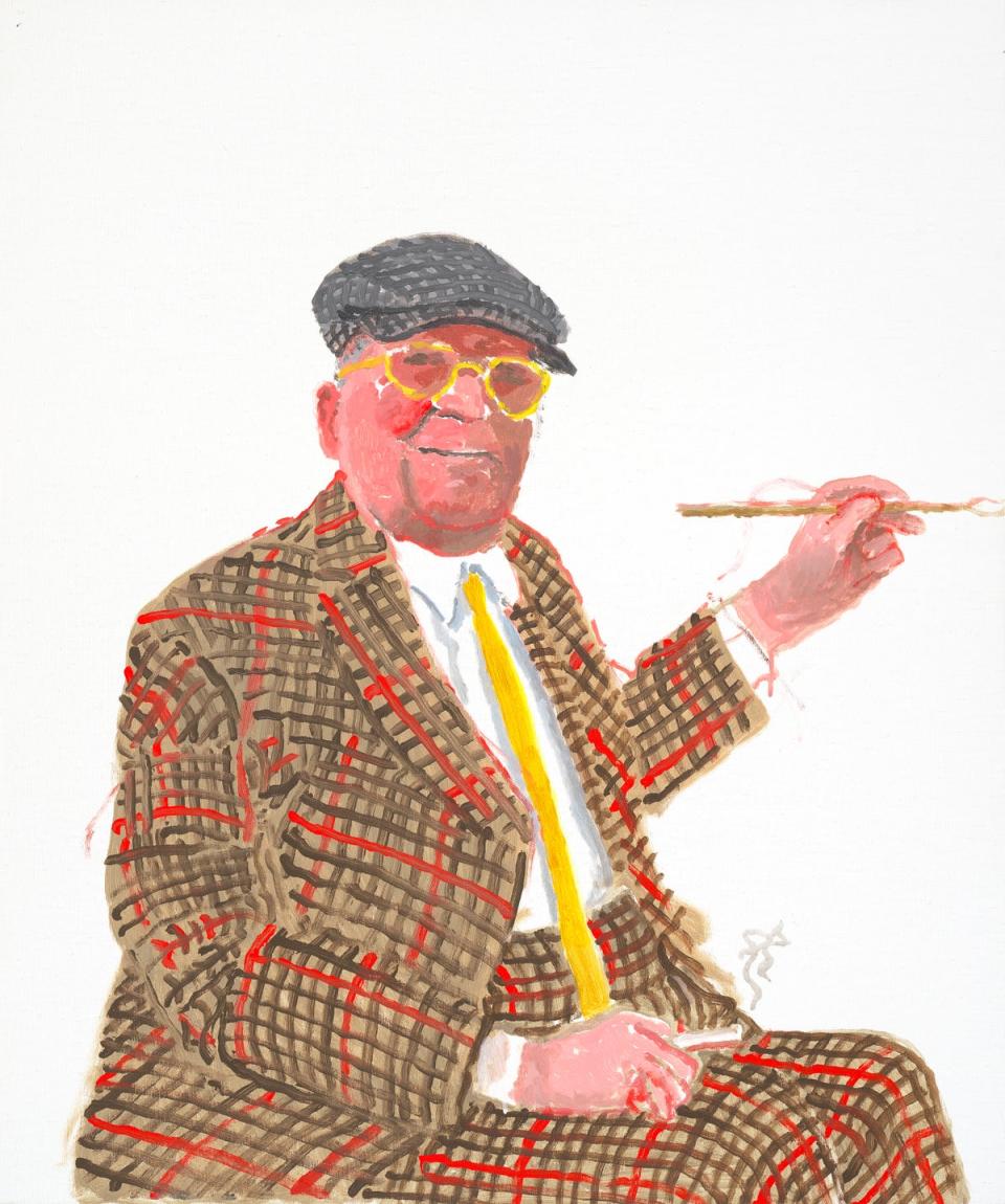 ‘Self Portrait’ from 2021 (David Hockney/National Portrait Gallery)