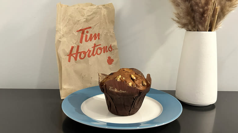 tim horton's Pumpkin Spice Muffin