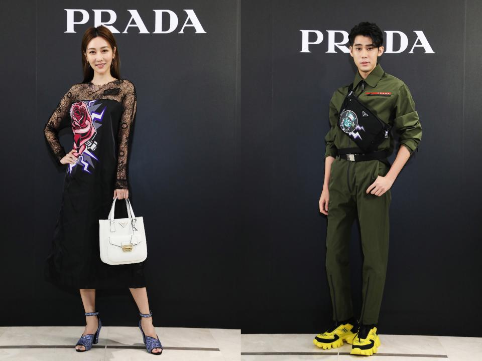 PRADA 高雄漢神百貨全新專門店開幕，時尚巨星鄭秀文、周湯豪、曾莞婷、李玉璽都共襄盛舉