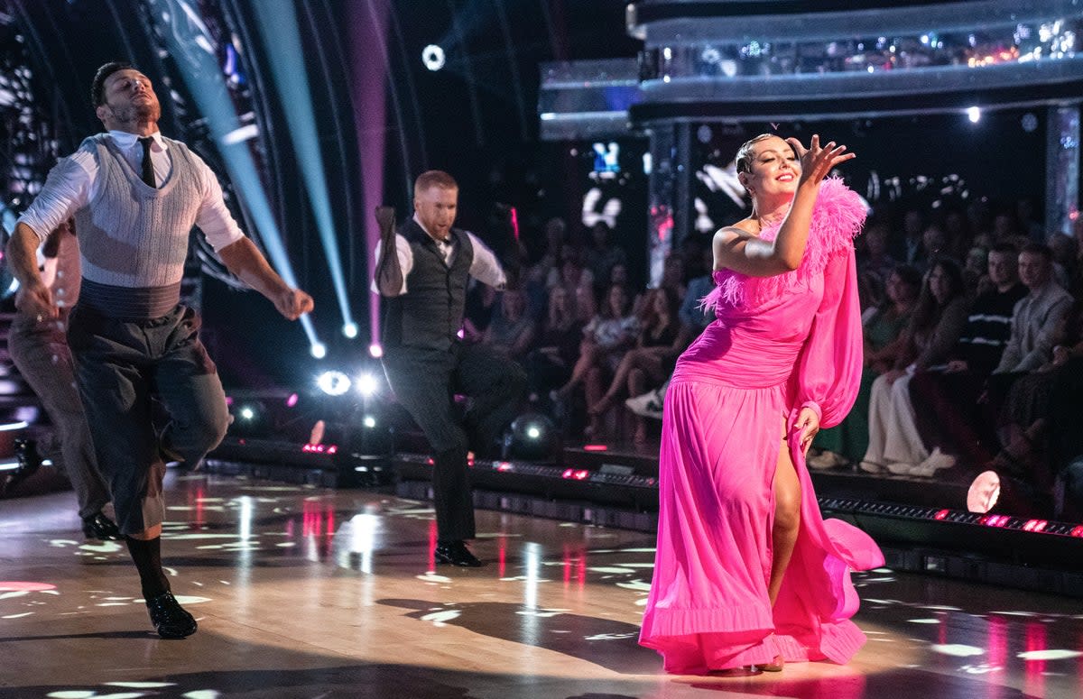 Dowden returned to the dance floor (BBC Studios/Kieron McCarron)