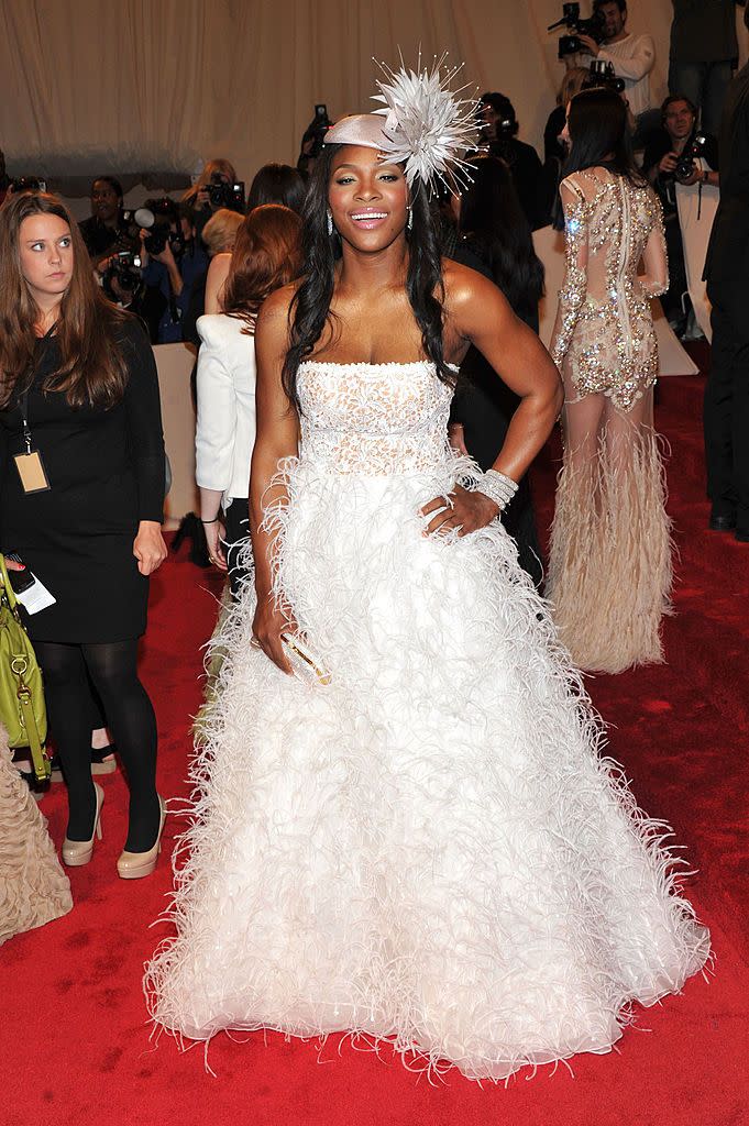 Serena Williams at the Met Gala, May 2011