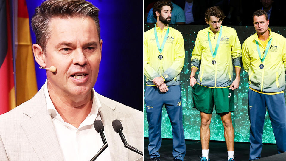 Todd Woodbridge, pictured here after Canada's win over Australia in the Davis Cup final. I’m 