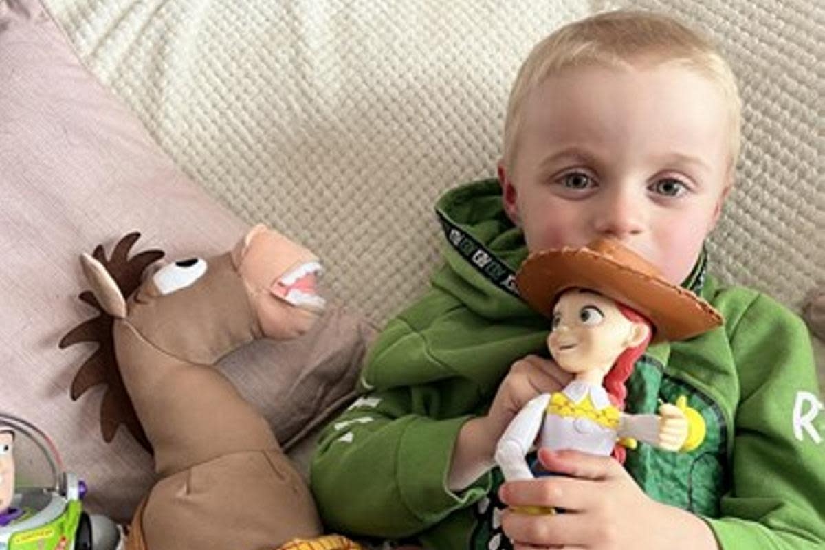 Jack Trudel lives with a rare muscle wasting disease <i>(Image: SWNS)</i>