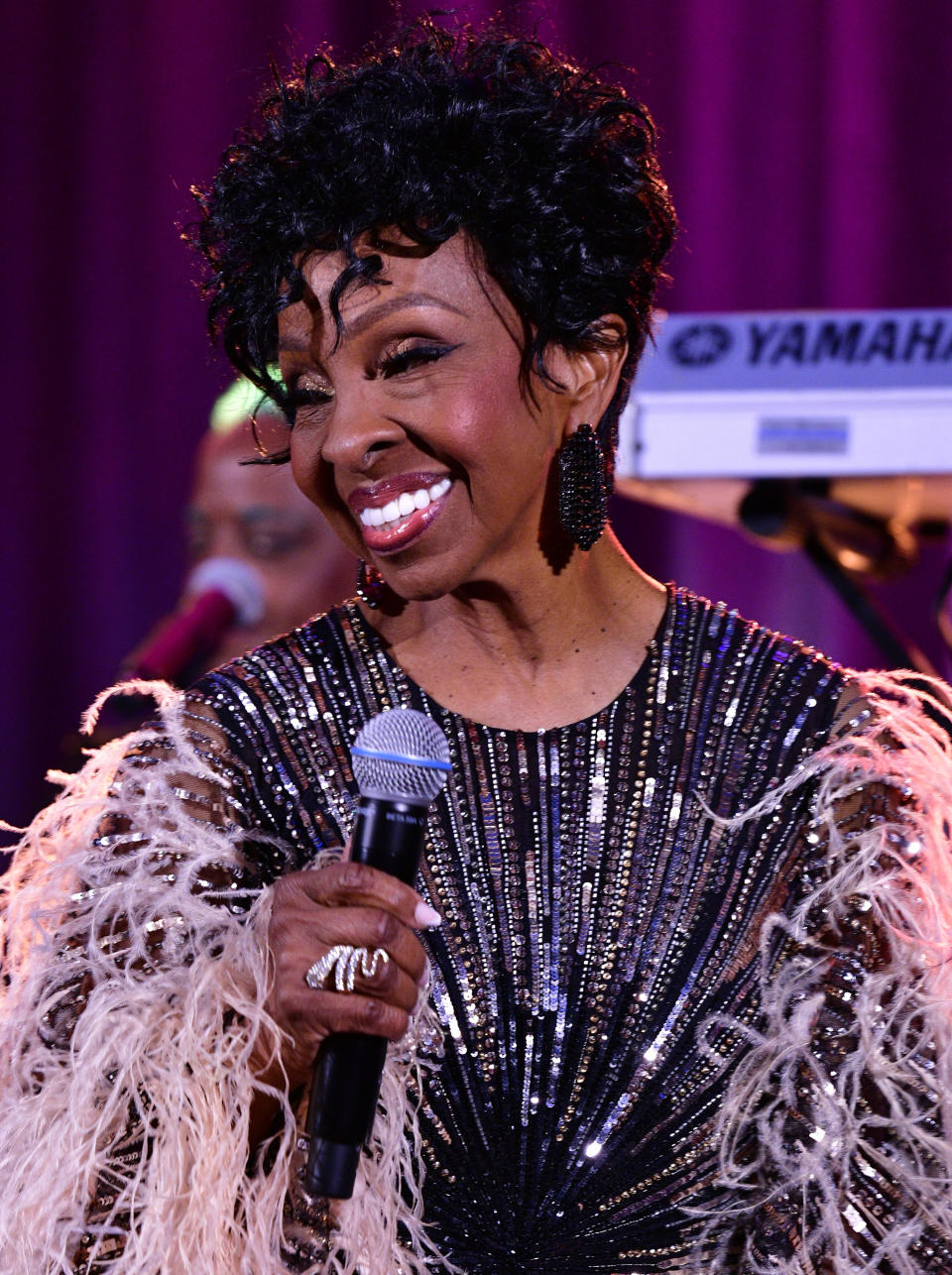 NEW YORK, NEW YORK – JUNE 06: Gladys Knight performs on stage during HSS 37th Annual Tribute Dinner at American Museum of Natural History on June 06, 2022 in New York City. (Photo by Eugene Gologursky/Getty Images for Hospital for Special Surgery)