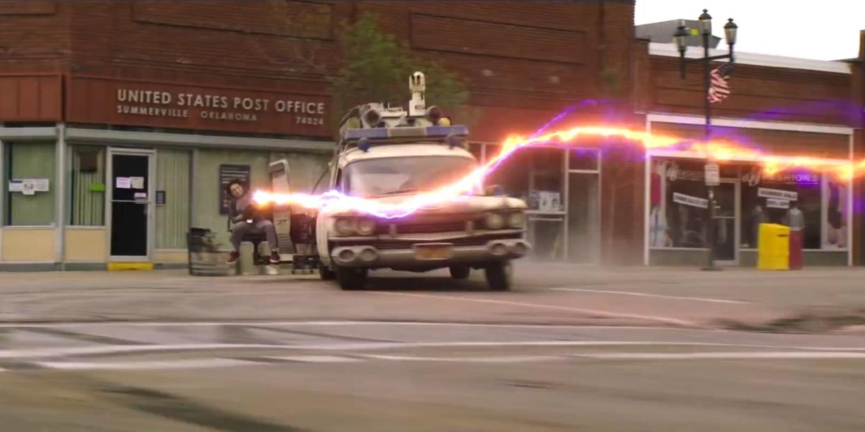 ecto 1, ghostbusters afterlife trailer