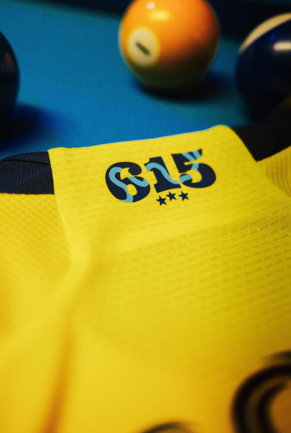 Nashville SC will debut the '615' kit in its MLS season opener Feb. 25 against the New York Red Bulls. The team will wear the jersey for the next two seasons.