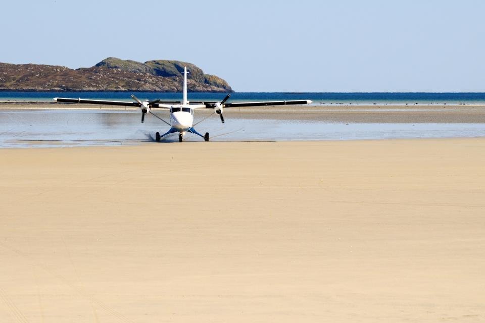 Barra Airport, Outer Hebrides, Scotland