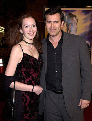 Bruce Campbell and daughter at the Hollywood premiere of Warner Brothers' The Majestic