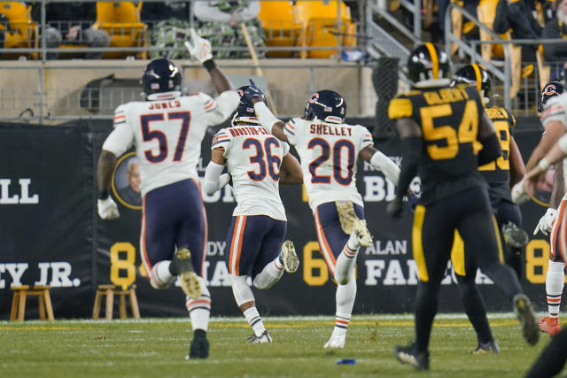 Chicago Bears safety DeAndre Houston-Carson (36) defends against