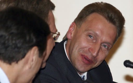 Igor Shuvalov, pictured in 2008, has retained the post of first deputy prime minister in charge of finance in Russian President Vladimir Putin's new government