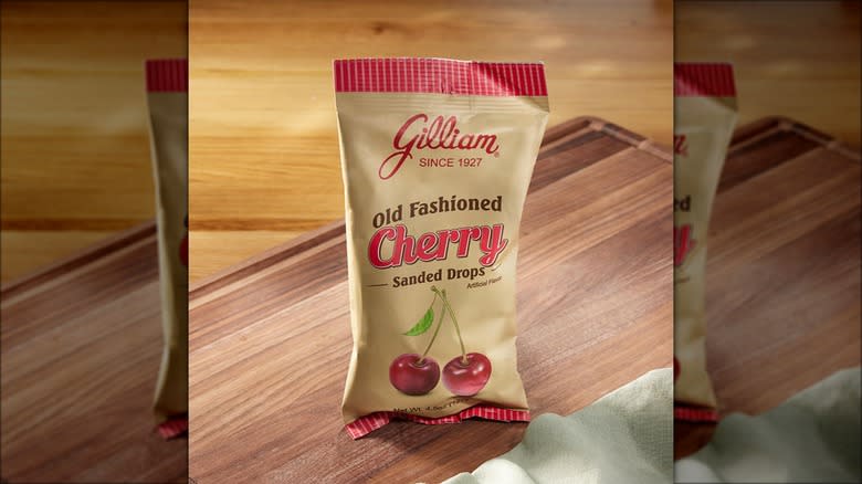 sanded cherry candies bag