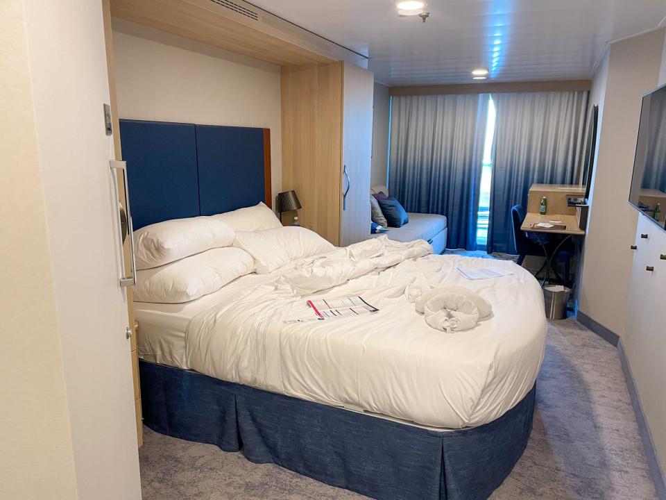 My balcony stateroom aboard Royal Caribbean's Wonder of the Seas