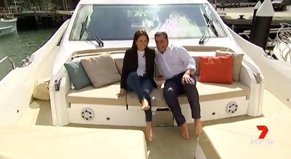 He has since turned his attention to a superyacht business with his daughter Ellie. Photo: 7 News