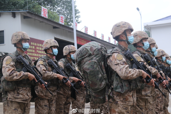 中國一名教授狂言稱2028年武統台灣獻禮給解放軍，引起網路討論。圖為中共解放軍。   圖：翻攝自中國國防時報微博