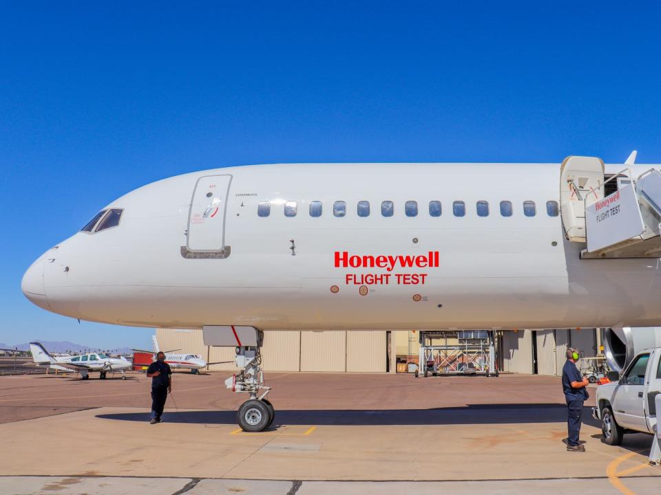 Honeywell Aerospace's Boeing 757 testbed — Honeywell Aerospace Boeing 757 testbed aircraft