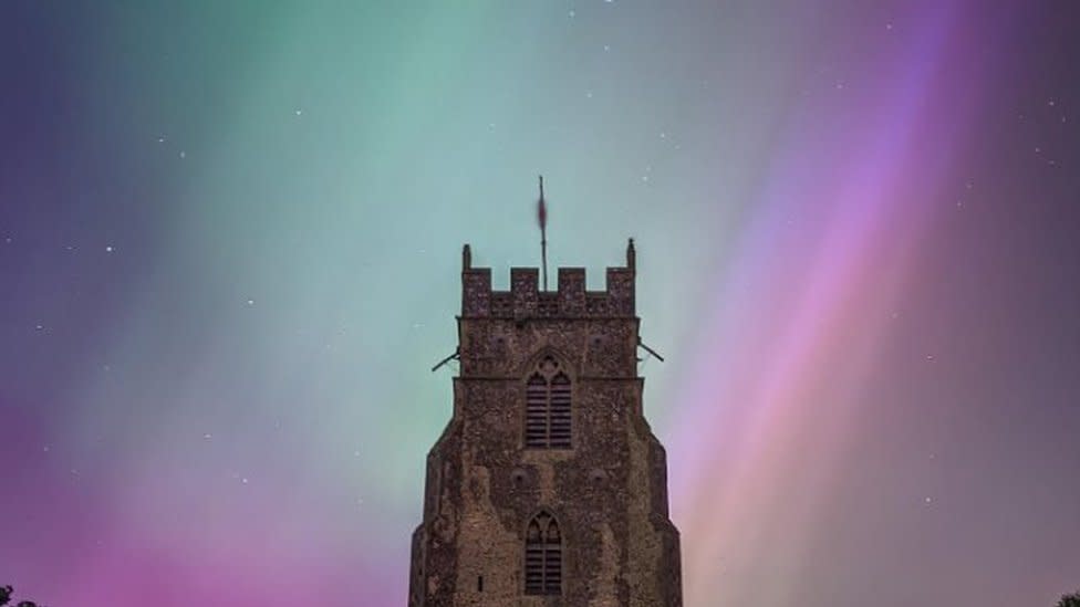 Northern Lights in Attleborough, in Norfolk