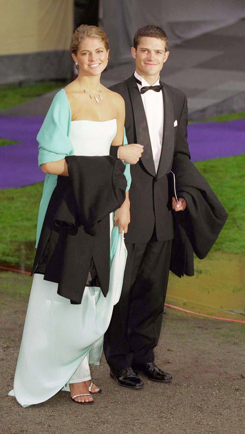 <p>The King and Queen's 25th-anniversary celebrations continued with a formal gala to mark the occasion. Madeleine attended the event alongside her brother, Carl Philip.</p>