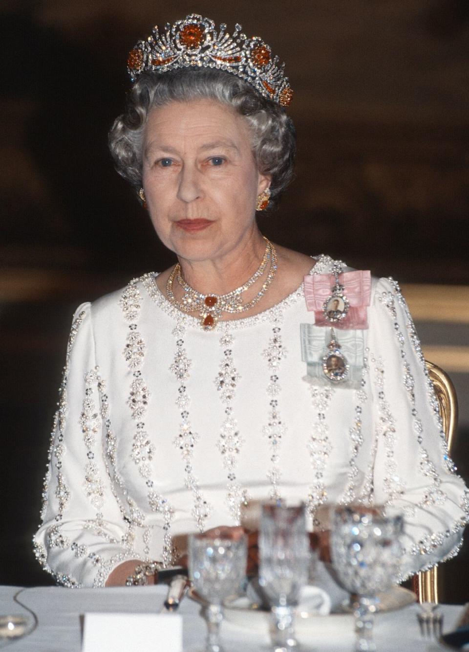 Attending a Paris Banquet, 1992