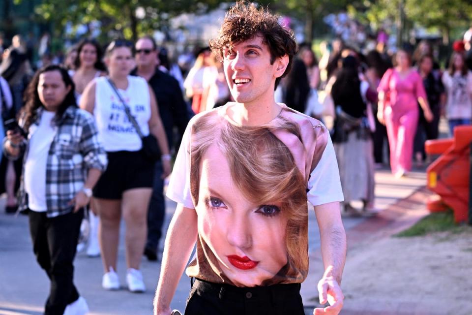 Taylor Swift superfans are encouraged to apply for the role (AFP via Getty Images)