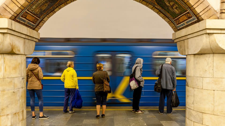 Kyiv's Metro has doubled as a place of shelter during the war in Ukraine. - Grant Rooney/Alamy Stock Photo