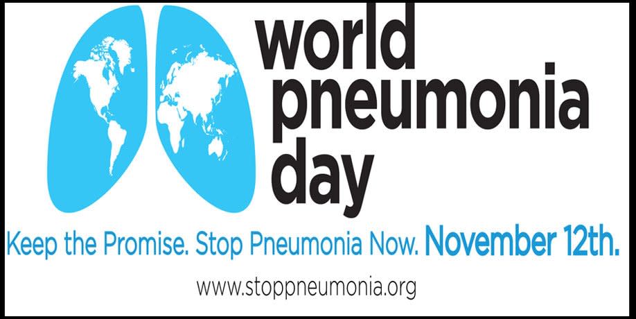 12日是「世界肺炎日」(World Pneumonia Day)