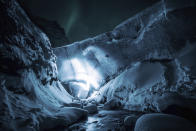 This photo provided by Black Tomato shows an Icelandic glacier on a hiking trek. Black Tomato, the avant-garde travel company offers a trip they call Get Lost. You fill out an extensive questionnaire on what you're expecting from your escape, but you'll have no idea where you're going till they get you there. Environment options are Polar, Desert, Coastal, Jungle or Mountain. (Black Tomato via AP)