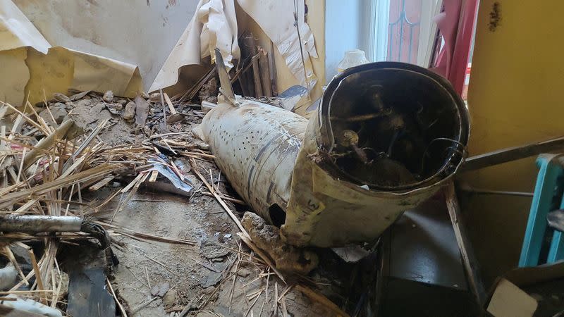Aftermath of a Russian missile and drone attaks in Odesa